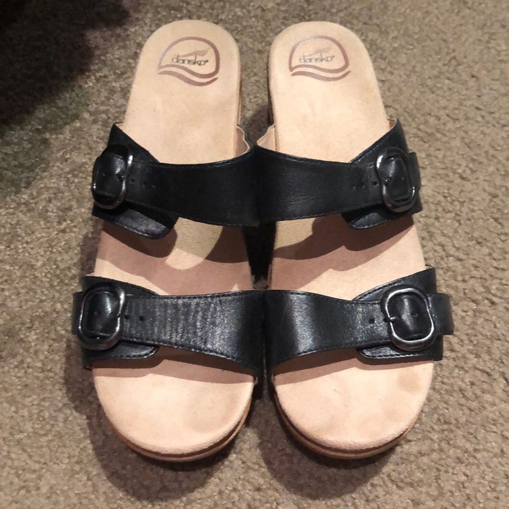 Dansko Sz 41 Black Sandals